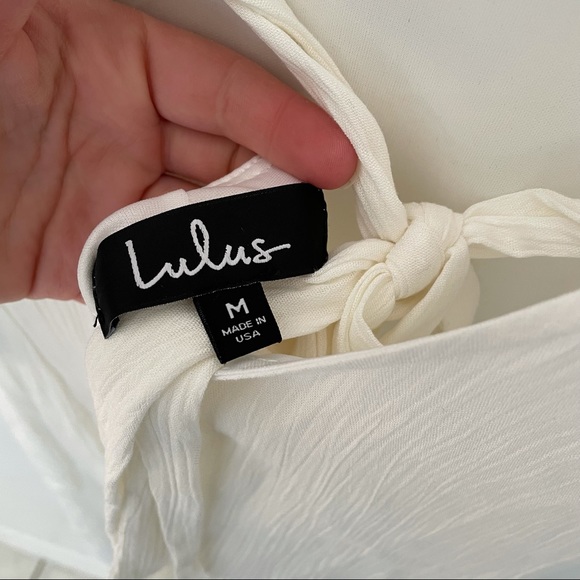 Lulu’s White Mini Dress - Picture 9 of 10